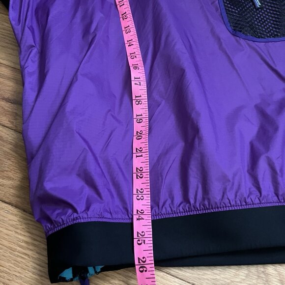 Vintage Patagonia Paddling Jacket Kayak Waterproof Nylon Purple Blue 90s 80s - Picture 10 of 10